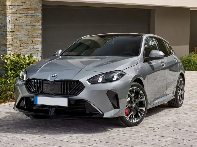 BMW Série 1 sur route, conduite dynamique