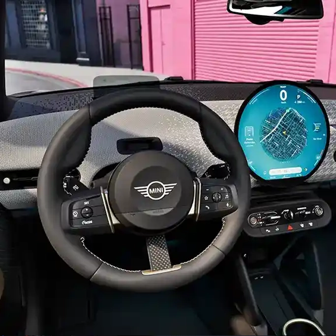 Profil de la MINI Cooper 3 portes essence intérieur